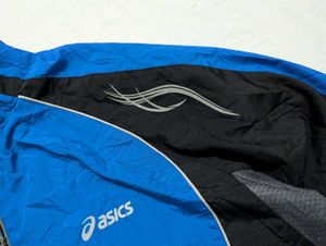 Asics Blue &amp; Black Track Jacket