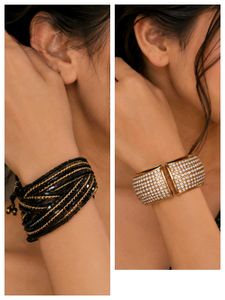 Sparkling Statement Bracelets Set