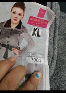 Elegant Grey Belted Coat