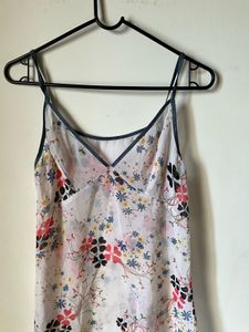 Floral Print Camisole Slip Dress