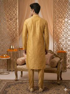 Men's Ethnic Kurta Set with Nehru Jacket