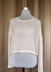 Cropped Knit Sweater