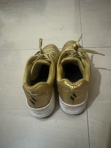 Gold Skechers Sneakers