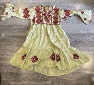 Bohemian Embroidered Gown
