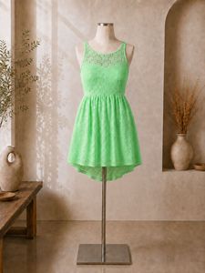 Lime Green Lace Dress
