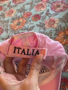 Ciao Bella Pink Baseball Cap