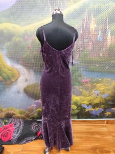 Purple Whimsigoth fishtail dress