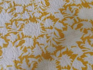 Yellow Floral Print Kurta