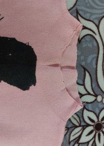 softcore cutesy colour block knit top
