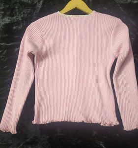 KOREAN RIBBED PINK💗 TOP