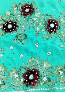 Kurti Fancy Bridal Jarkan stone Embroidery work