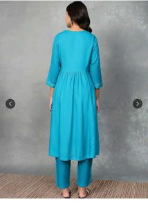 Elegant Teal Kurta Set with Dupatta