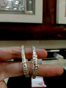 Baby Kada Pair Pure Silver