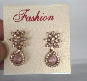 Elegant Rose Gold Drop Earrings