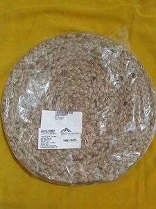 JUTE Table mats Pack Of 4 Pcs