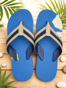 Men's Blue Flip Flops
