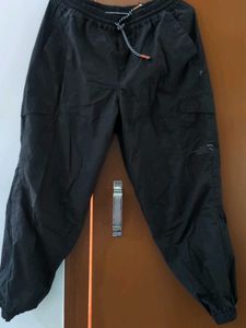 Men's Black Cargo Jogger Pants