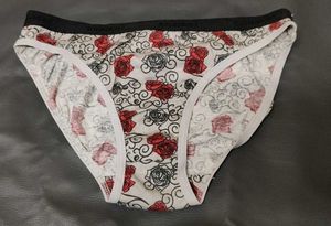 Women's Rose Print Panties