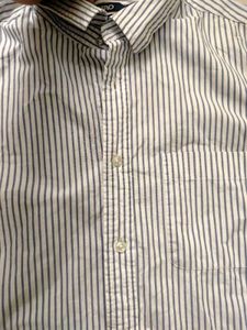 Men's Striped Button-Down Shirt