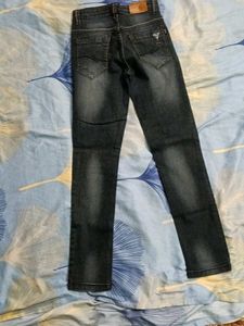 Distressed Denim Jeans