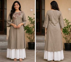 PRICE DROP🚨Elegant Embroidered Kurti for Wo