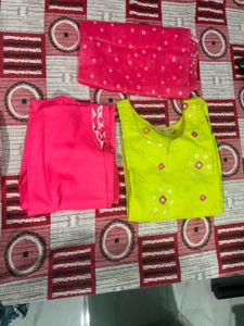 Vibrant Kurta Set with Dupatta
