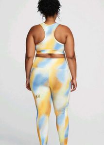 H&amp;M Tie-Dye Sports Bra &amp; Leggings Set Xxl Size