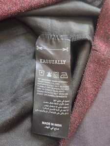 KASSUALLY Premium Shimmer Party Top (Size S)