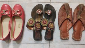 3 Pairs Of Flipflops And Bellies