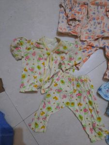 Baby Cotton Night Suit 3 Pairs
