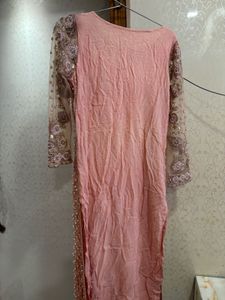 Exquisite Pearl Embellished Kurta set