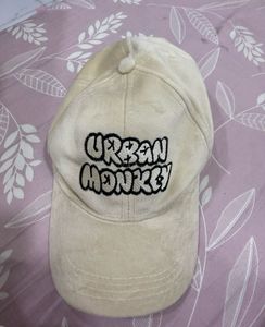 Urban Monkey Beige Cap
