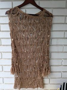 Crochet Top with Sequins