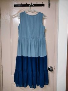 Blue Flared Dress