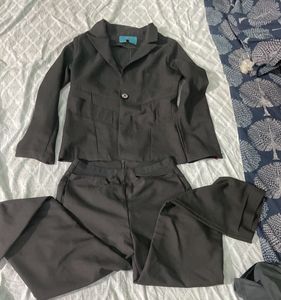 Classic Black Blazer With pant
