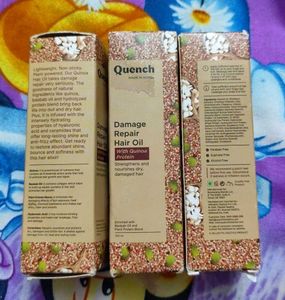Quench Damage Repair Hair Oil - 3 Pack