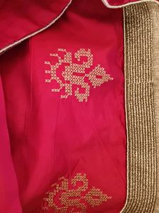 Elegant Red Silk Saree