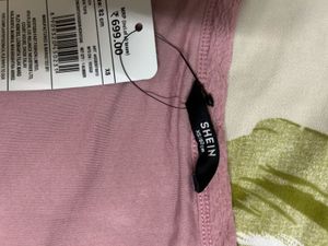 Pink Textured Lace-Up Crop Top