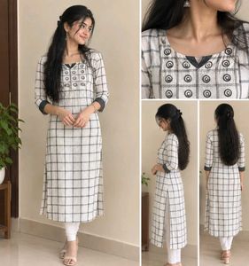 Checked Kurta