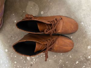 Stylish Brown Wedge Boots
