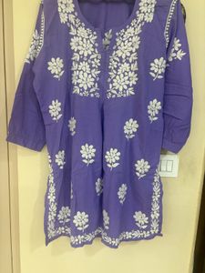 chikankari cotton coord set