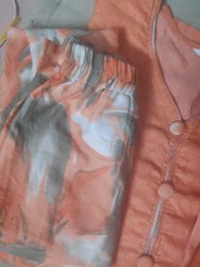 Rajnandhini Coral Kurta Set ( Women's)