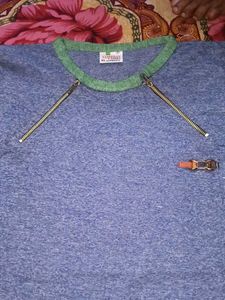 Stylish Zipper Detail T-Shirt