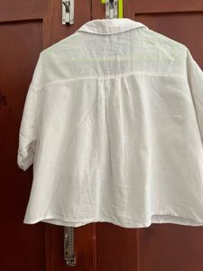 Linen Blend Short Sleeve Shirt