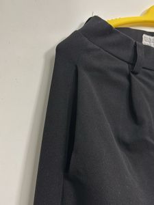 Black Straight Leg Trousers