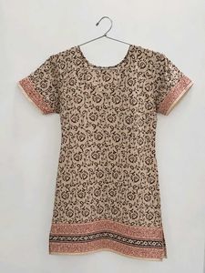 Bohemian Block Print Kurta Top