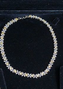 American Diamond Royal Necklace Set