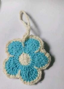 Handmade 🌸 crochet pouch bagcharm