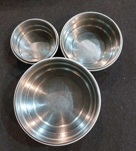 Stainless Steel Containers Set of 3 with lids