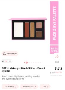 Popxo Rise And Shine Face &amp; Eye Kit _ 5in1